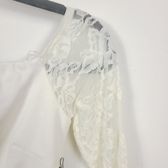 Lulu's Special Place Lace Off-the-Shoulder Dress new with tags sz xs - Picture 5 of 10